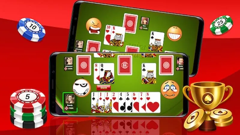 Cách game Phỏm diễn ra theo các bước